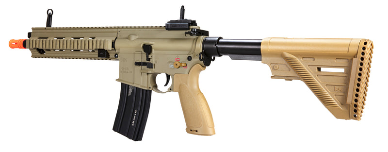 Umarex HK 416 A5 Comp AEG BB Green/Brown Airsoft Rifle (2275057) with Wearable4U Bundle