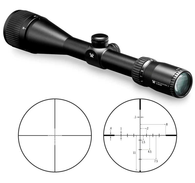 Vortex Optics Crossfire II 6-24x50 AO, SFP Riflescope - Dead-Hold BDC Reticle (MOA), 30mm Tube with Wearable4U Bundle