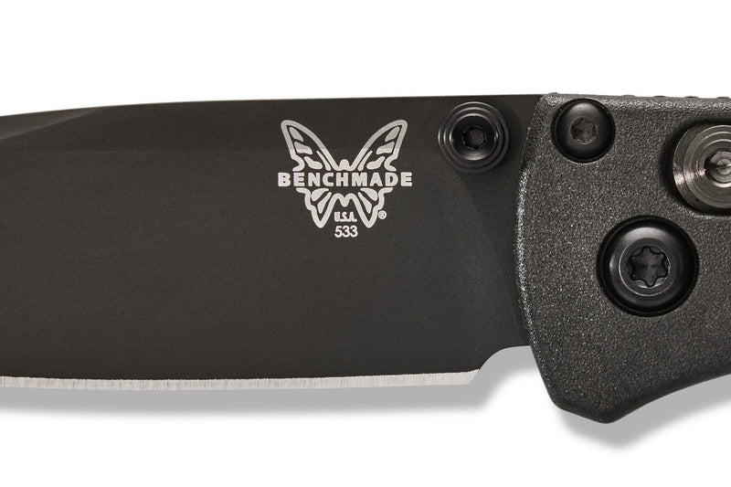 Benchmade 533BK-2 Mini Bugout 2.82" Drop Point Blade Folding Pocket Knife