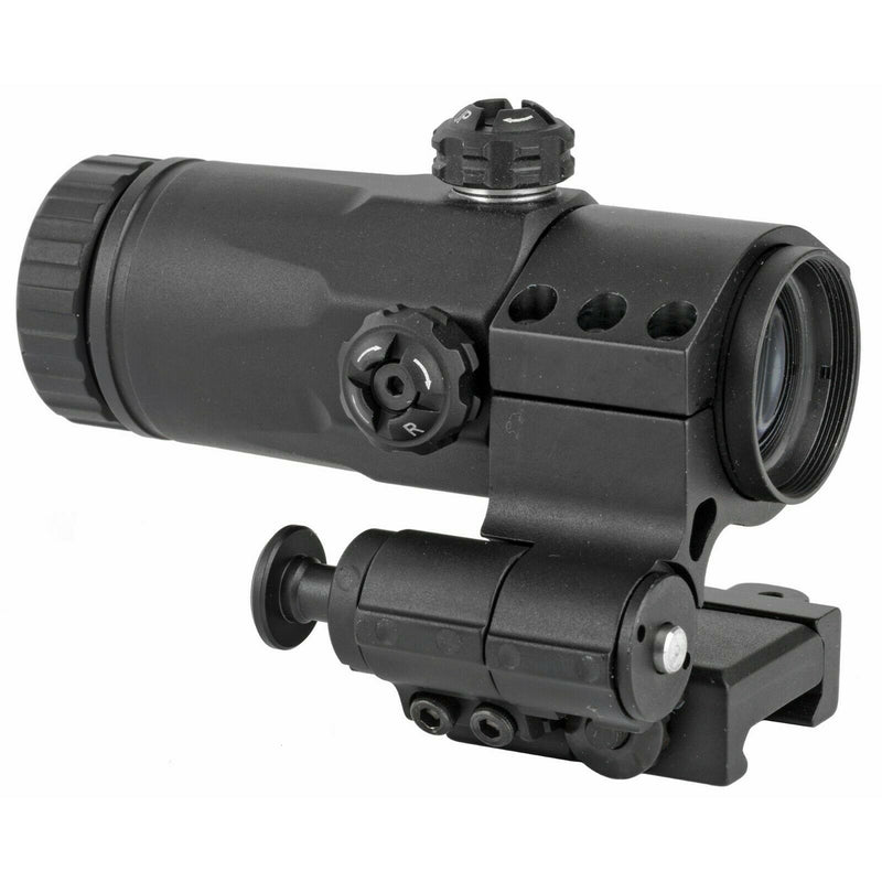 Meprolight Mepro MX3-F Magnifier With Integrated Push-Button Side Flip Adaptor for Reflex and Red Dot Sights