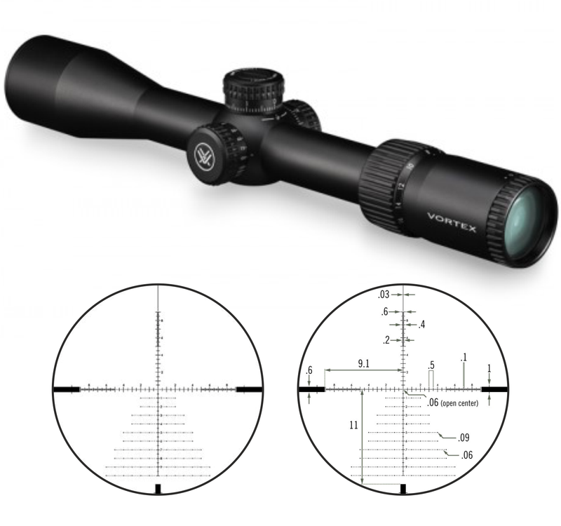 Vortex Optics Diamondback 4-16x44 FFP Riflescope EBR-2C (MRAD) Reticle, 30mm Tube with Wearable4U Bundle