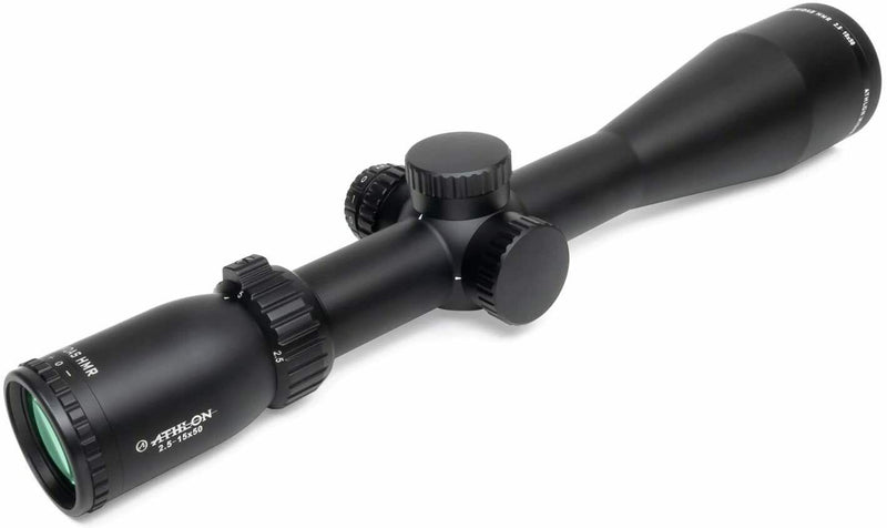 Athlon Optics Midas HMR 2.5-15x50, Capped, Side Focus, 30mm, SFP, AHMR IR MOA Riflescope with included Extra Battery CR2032 and Wearable4U Lens Cleaning Pen and Lens Cleaning Cloth Bundle