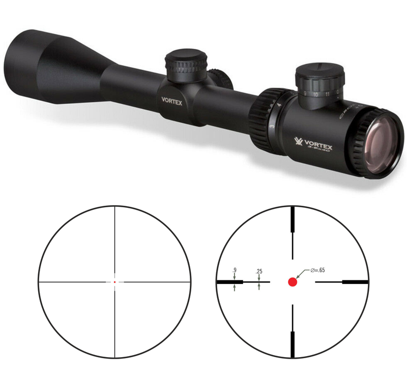 Vortex Optics Crossfire II 3-9x40 SFP Riflescope V-Brite Illuminated MOA with Wearable4U Bundle