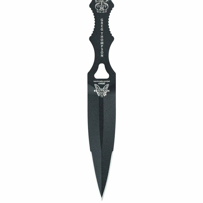 Benchmade SOCP 176BK Skelentonized Dagger with Black Sheath Fixed Blade Knife
