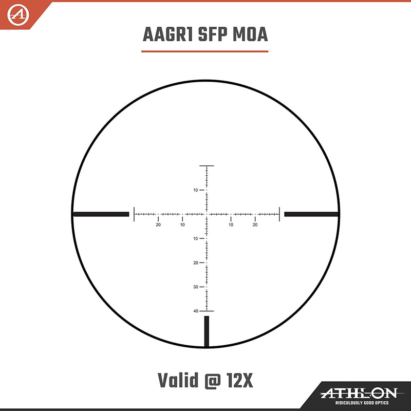 Athlon Optics Heras SPR 2-12x42 AAGR1 SFP MOA Riflescope (214501)