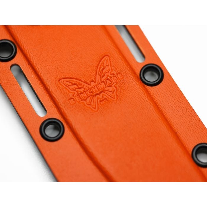 Benchmade 15600OR Raghorn Hunting Fixed Blade (4.64" Orange) Plain Edge Carbon Fiber Knife