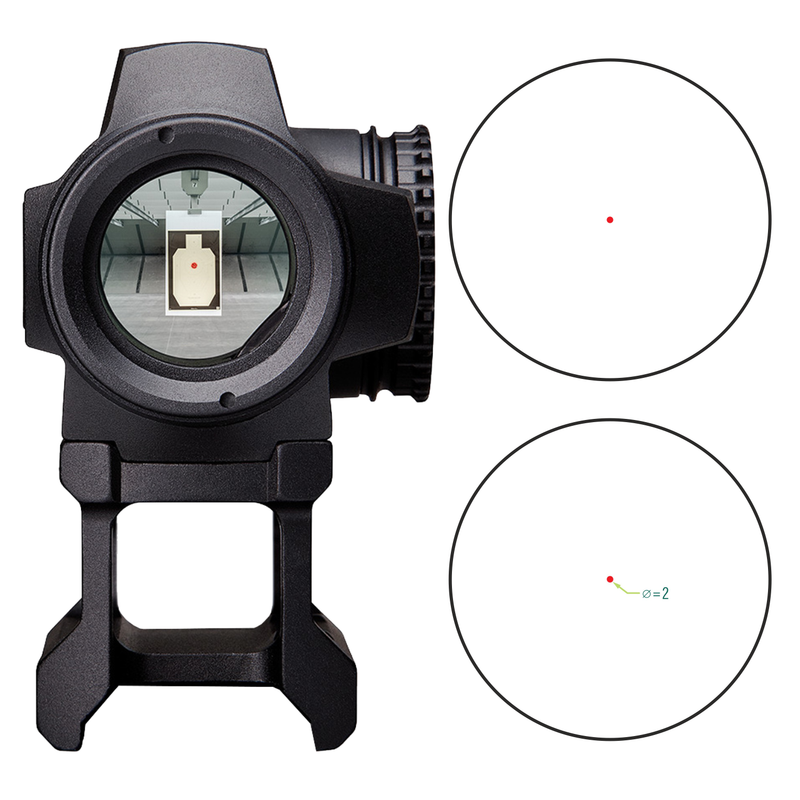 Vortex Optics SPARC Fully Multi-Coated Solar Red Dot Sight, 2 MOA Dot with Wearable4U Bundle