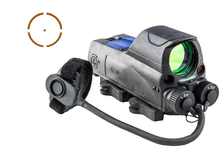 Meprolight Mepro MOR Pro Multi-Purpose Red Dot Reflex Sight Bullseye w/ Red Visible & IR Laser