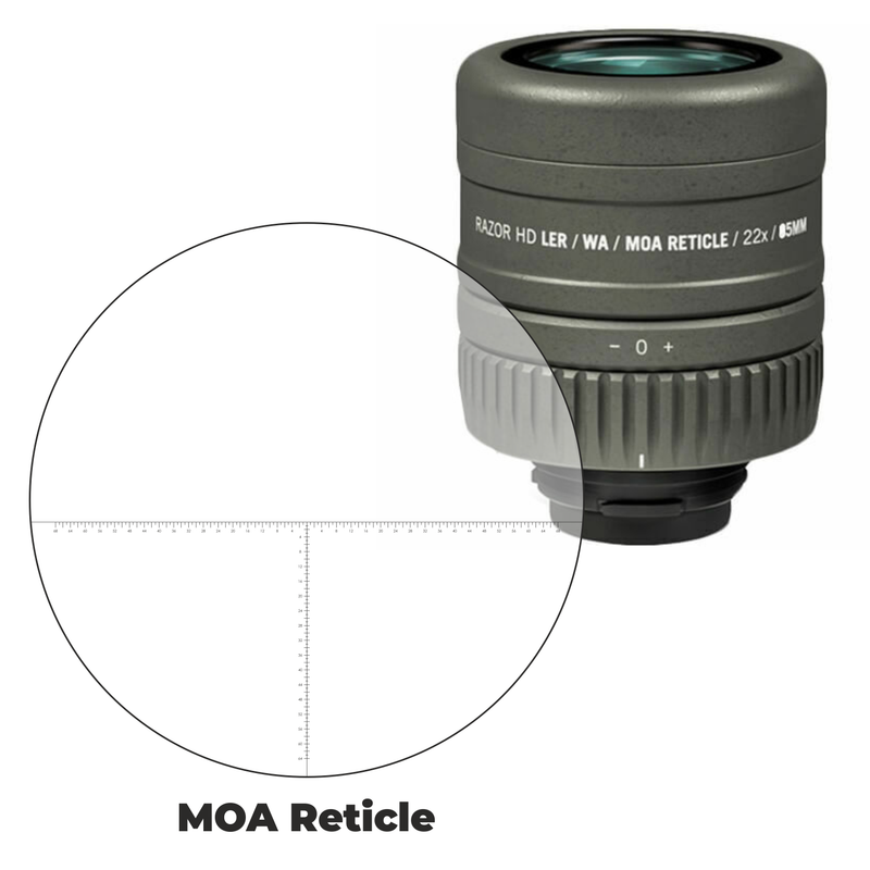 Vortex Optics Razor HD Reticle Eyepiece Ranging MOA with Free Hat and Lens Cleaning Pen Bundle