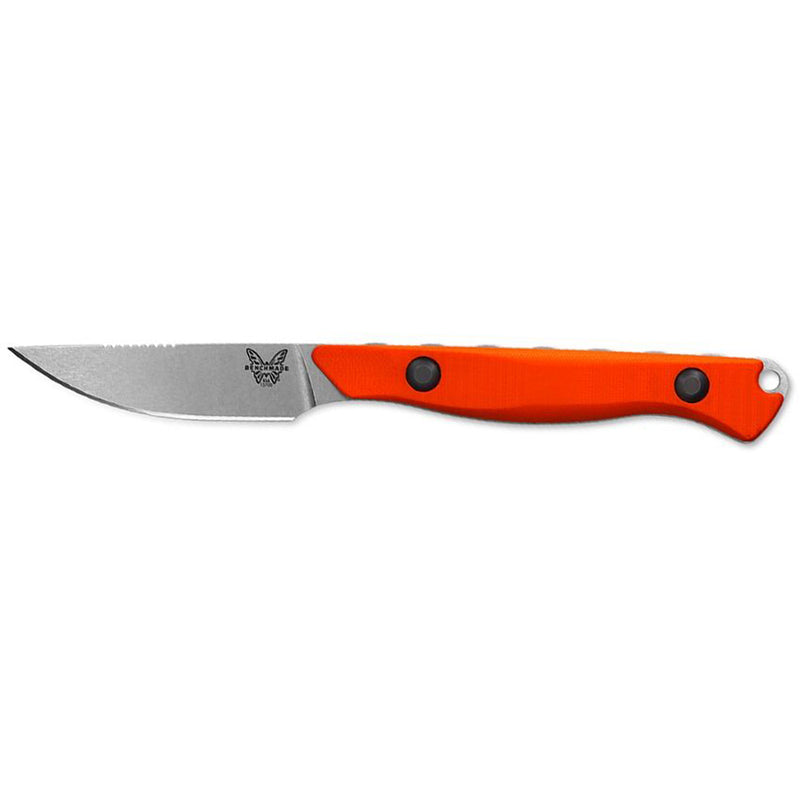 Benchmade 15700 Flyway Fixed Blade Knife Orange G-10 2.7" Satin