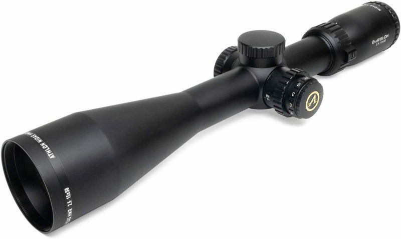 Athlon Optics Midas HMR 2.5-15x50, Capped, Side Focus, 30mm, SFP, IR BDC600A Riflescope with included Extra Battery CR2032 and Wearable4U Lens Cleaning Pen and Lens Cleaning Cloth Bundle