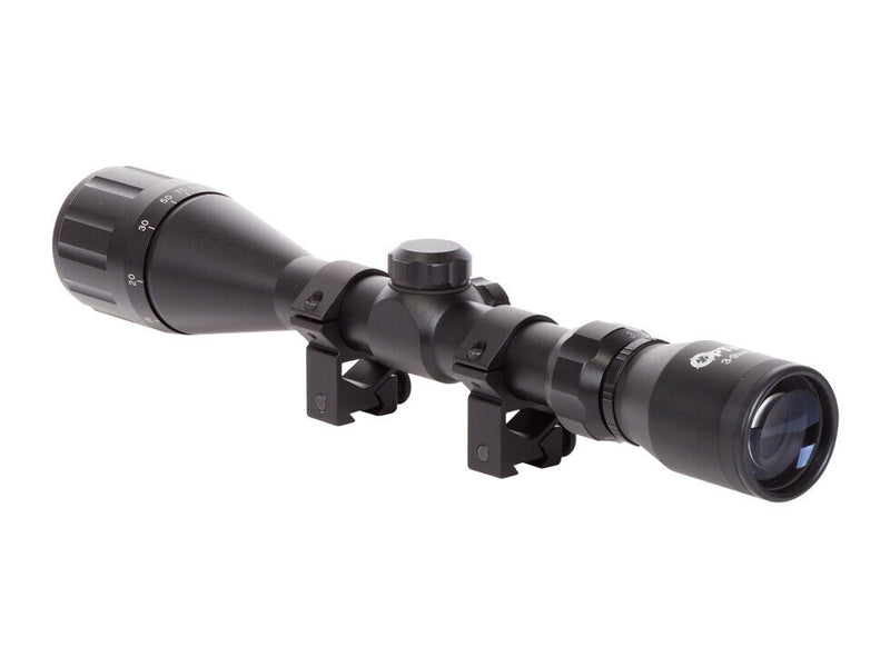 Hatsan Optima 3-9X40AO Air Rifle Scope with Rings and Wearable4U Free Hat (Camo Digital) and Cleaning Pen Bundle