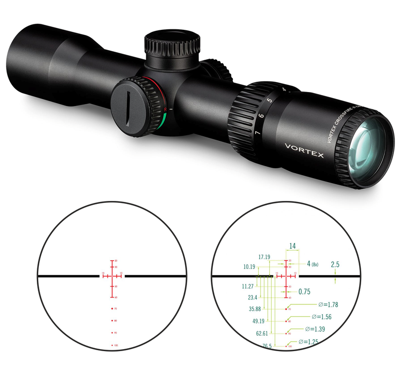 Vortex Optics Crossfire II 2-7x32 SFP Crossbow Scope Kit with Vortex Optics Free Hat, Black Camo Bundle