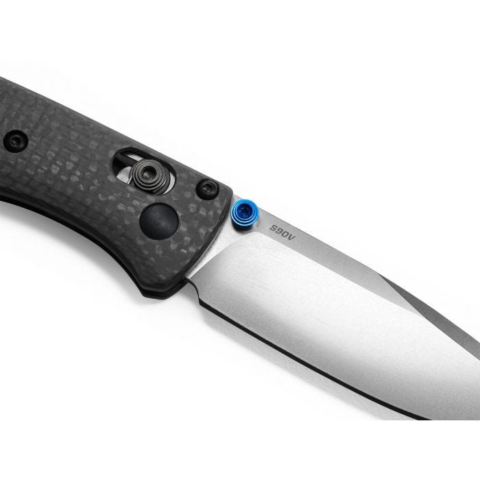 Benchmade 533-3 Mini Bugout Plain Edge Folding Knife (2.82" Satin S90V)
