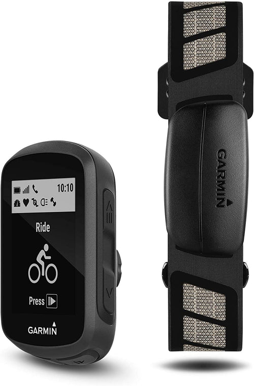 Garmin Edge 130 Plus Bundle, GPS Cycling/Bike Computer with Sensors and HR Monitor, Download Structure Workouts, ClimbPro Pacing Guidance and More