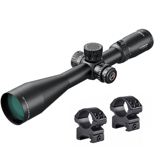 Athlon Optics Ares BTR Riflescope 4.5-27 x 50 Bundle w/ 30mm Med Rings, 212006