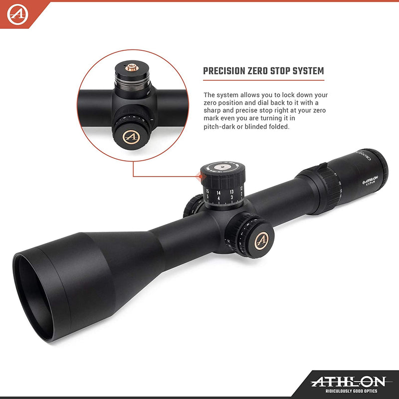 Athlon Optics Cronus 4.5-29x56, Direct Dial, Side Focus, 34mm with included Extra Battery CR2032 and Wearable4U Lens Cleaning Pen and Lens Cleaning Cloth Bundle