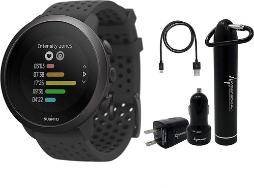 Suunto 3 Fitness Multisport Watch with Heart Rate Monitor and Wearable4U Bundle