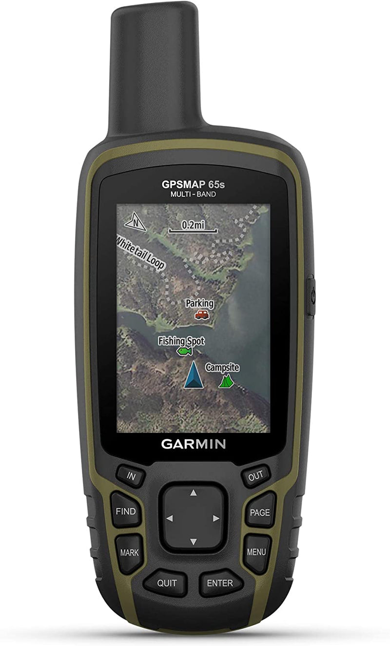 Roll over image to zoom in Garmin GPSMAP 65s, Button-Operated Handheld