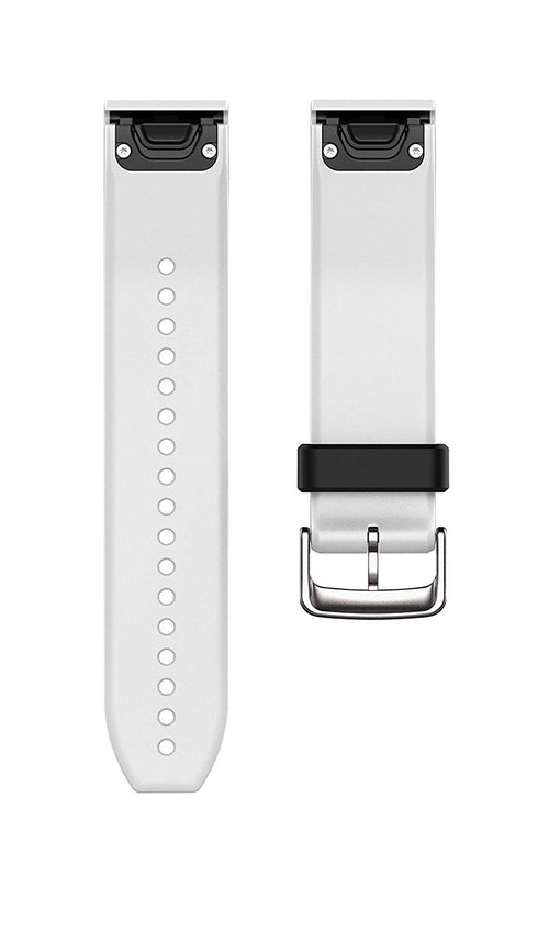 GARMIN 010-12500-01 22mm QuickFit(TM) Watch Band (White Silicone)