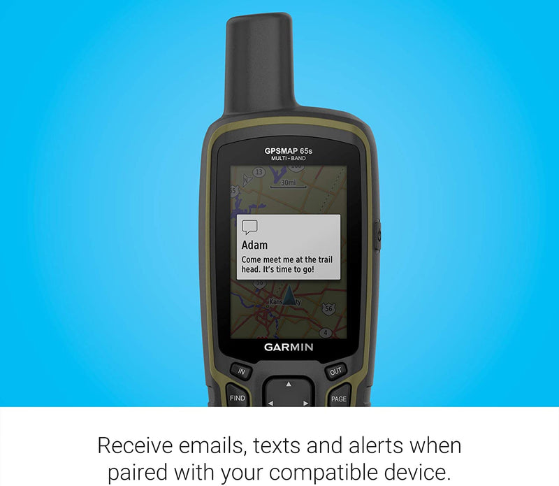 Roll over image to zoom in Garmin GPSMAP 65s, Button-Operated Handheld