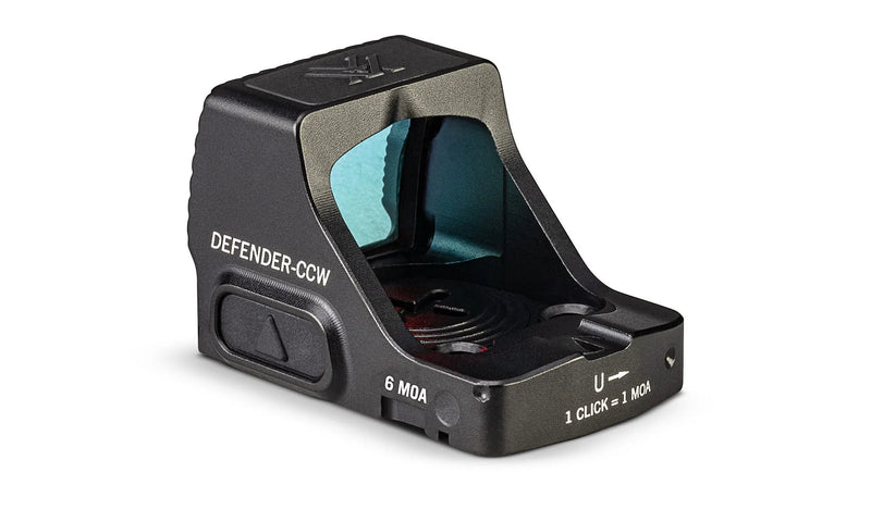 Vortex Optics Defender-CCW 6 MOA Red Dot (DFCCW-MRD6) with Free Hat Bundle