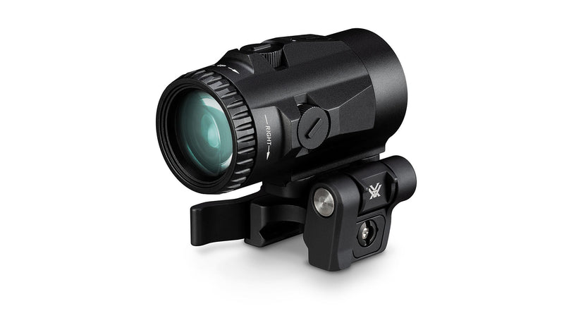 Vortex Optics Micro3X Red Dot Sight Magnifier with Quick-Release Mount with Free Hat and Wearable4U Bundle