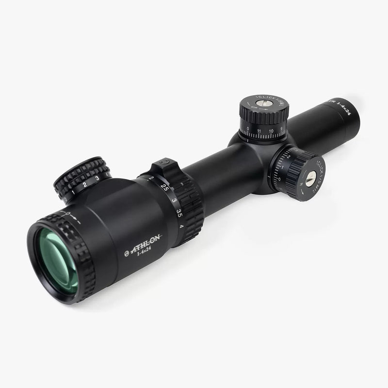 Athlon Optics TALOS BTR 1-4×24 AHSR14 Direct Dial Fixed 30mm Tube SFP Illuminated Reticle Riflescope