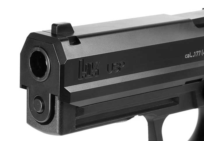 Umarex HK Heckler & Koch USP .177 Caliber CO2 BB Gun Air Pistol, Standard Action with  Wearable4U Bundle