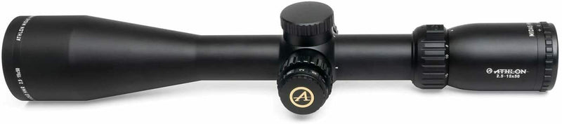 Athlon Optics Midas HMR 2.5-15x50, Capped, Side Focus, 30mm, SFP, AHMR IR MOA Riflescope with included Extra Battery CR2032 and Wearable4U Lens Cleaning Pen and Lens Cleaning Cloth Bundle