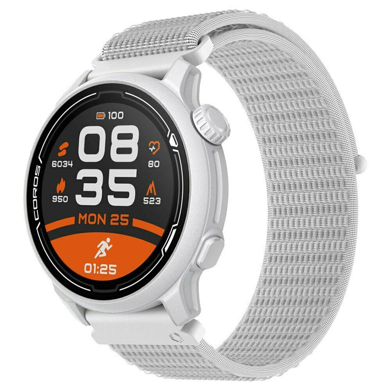 Coros PACE 2 Premium GPS Sport Watch with Nylon or Silicone Band, Heart Rate Monitor, 30h Full GPS Battery, Barometer, ANT+ & BLE Connections