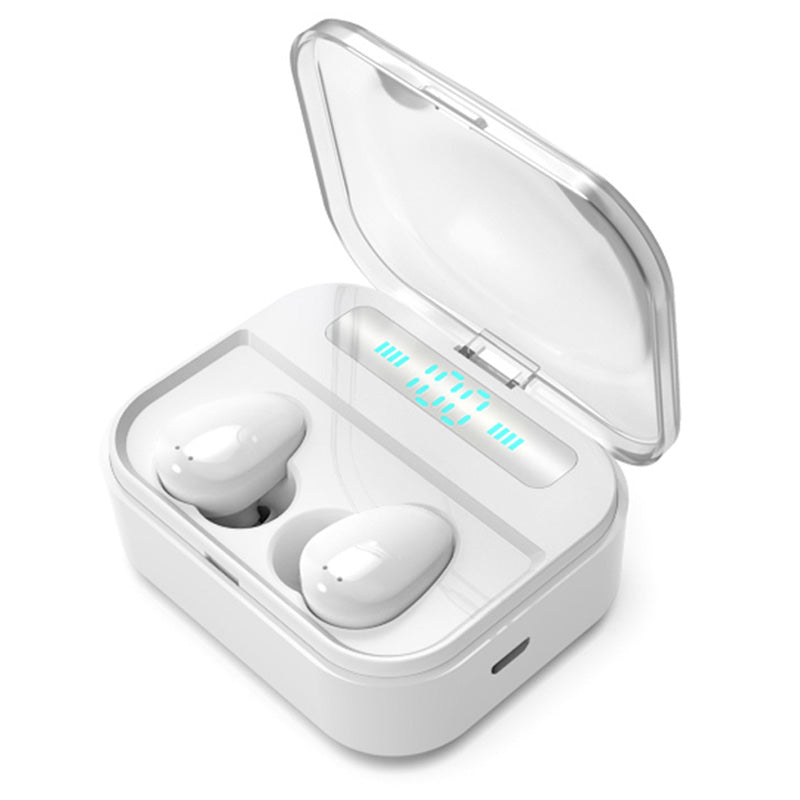 Wearable4U Wireless Bluetooth EarBuds with Charging Power Bank 1500 mAh Case