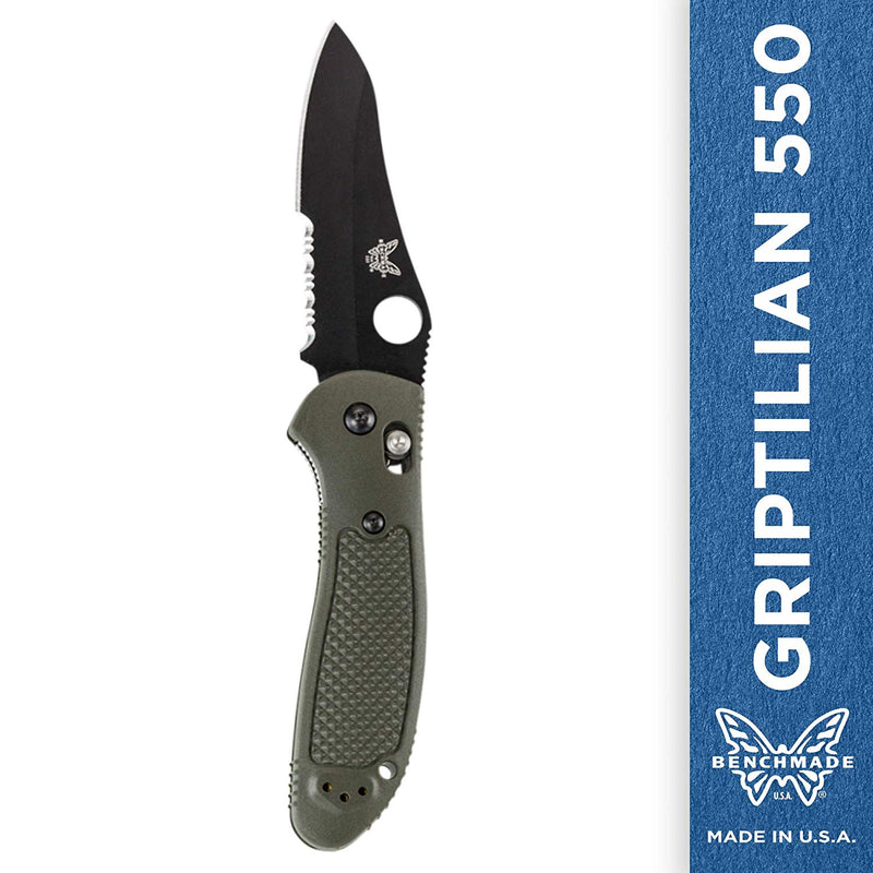 Benchmade PARDUE, GRIPTILIAN, AXS, HOLE 550 Knife