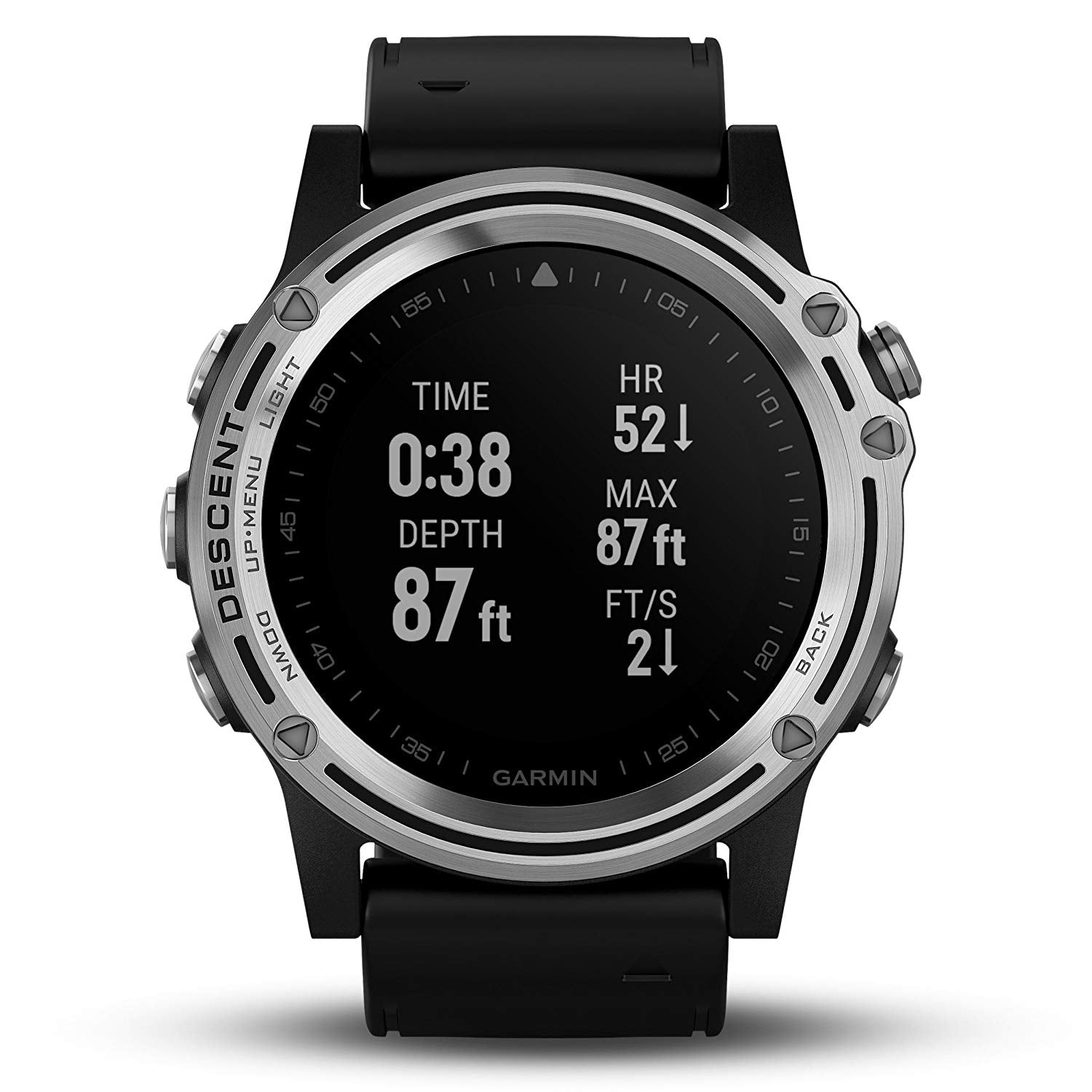 Garmin Descent MK1 with Wearable4U Ultimate Power Bundle (Silver