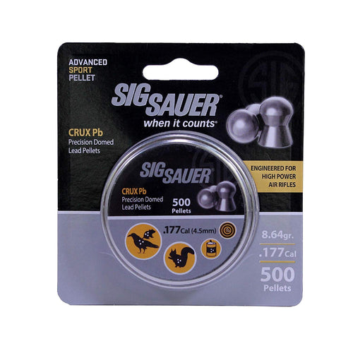 Sig Sauer Lead Pellets .177 Cal Crux 500-Count Air Gun Blister Pack