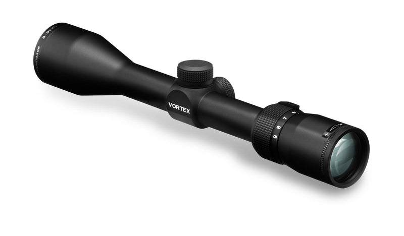 Vortex Optics Diamondback 3-9x40 Dead-Hold BDC (MOA) Reticle, 1 inch Tube Riflescope with Hat and  Rings Bundle