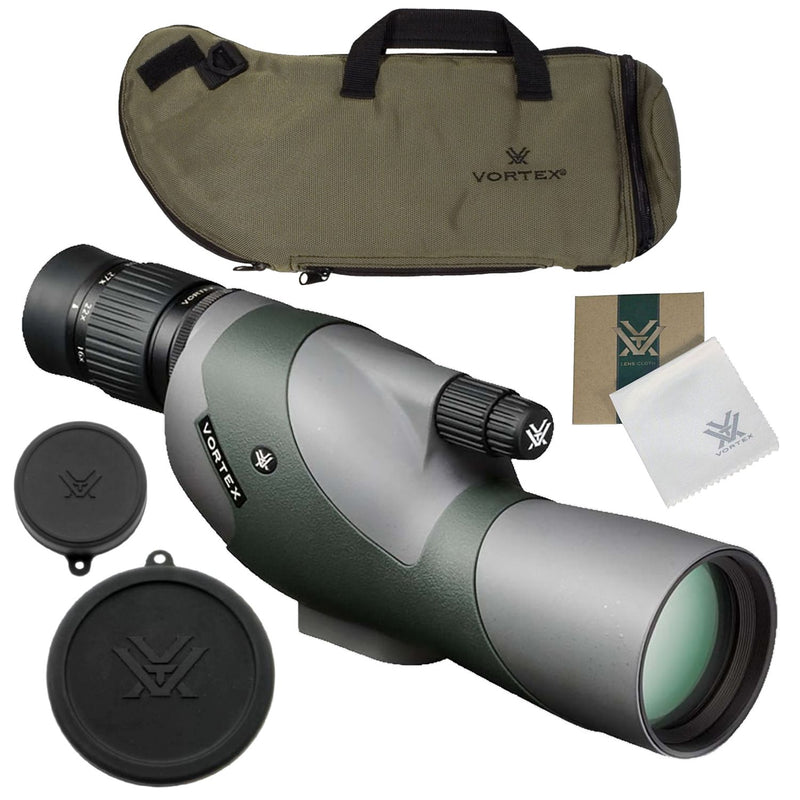 Vortex Optics RZR-50S1 Razor HD 11-33x50 Straight Spotting Scope with Free Hat and Wearable4U Bundle