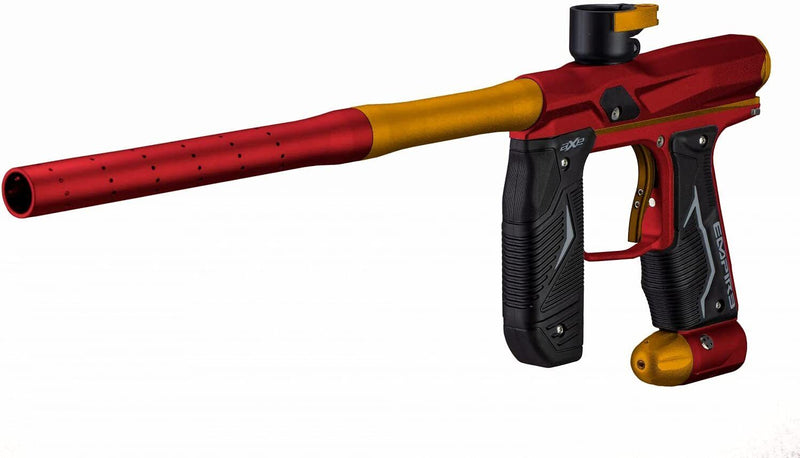 Tippmann Empire Axe 2.0 .68 Caliber Paintball Marker Dust Red / Dust Orange (16919) with Hawki HPA Tank 48ci and 500x Paintballs Bundle