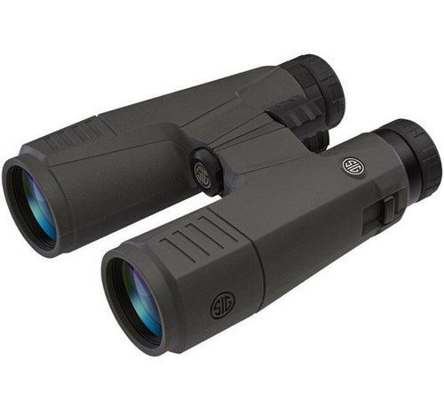 Sig Sauer Zulu5 Binocular 10X42MM, HD Lens, Open Bridge, Black (SOZ99003) with Free Hat Bundle