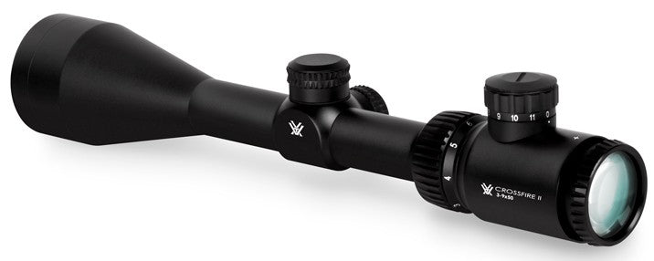 w4u Vortex Optics Crossfire II 3-9x50 SFP Riflescope V-Brite Illuminated MOA, 1in Tube with Wearable4U Bundle