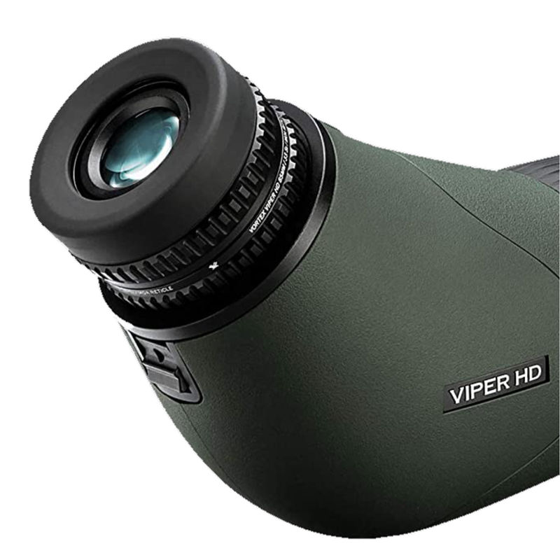 Vortex Optics Viper HD 85mm Spotting Scope Reticle Eyepiece Ranging (MRAD) with Free Hat and Wearable4U Bundle