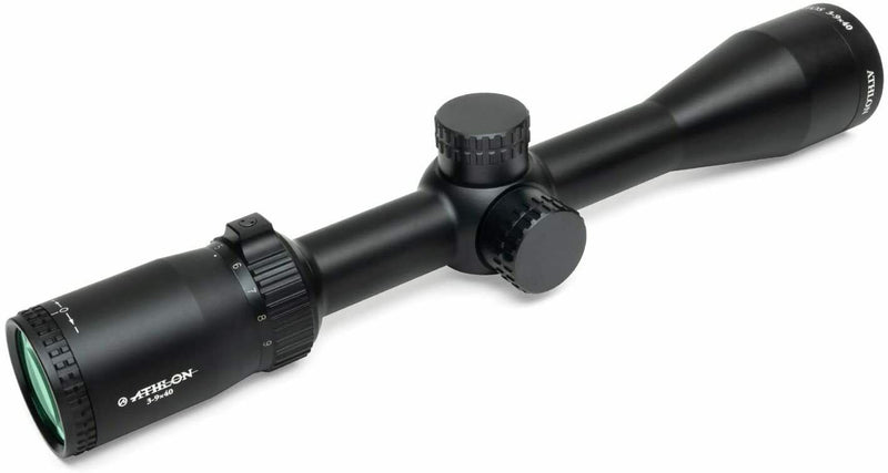 Athlon Optics Neos 3-9x40, Capped , Fixed Focus, 1 inch, SFP, Center-X Riflescope with included Wearable4U Bundle