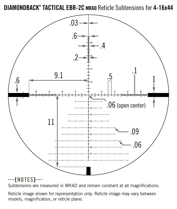 Vortex Optics Diamondback 4-16x44 FFP Riflescope EBR-2C (MRAD) Reticle, 30mm Tube with Wearable4U Bundle