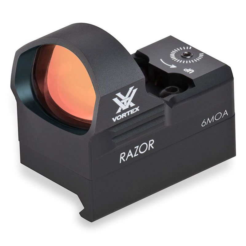 Vortex Optics Razor Red Dot Sight 6 MOA Dot with Wearable4U Bundle