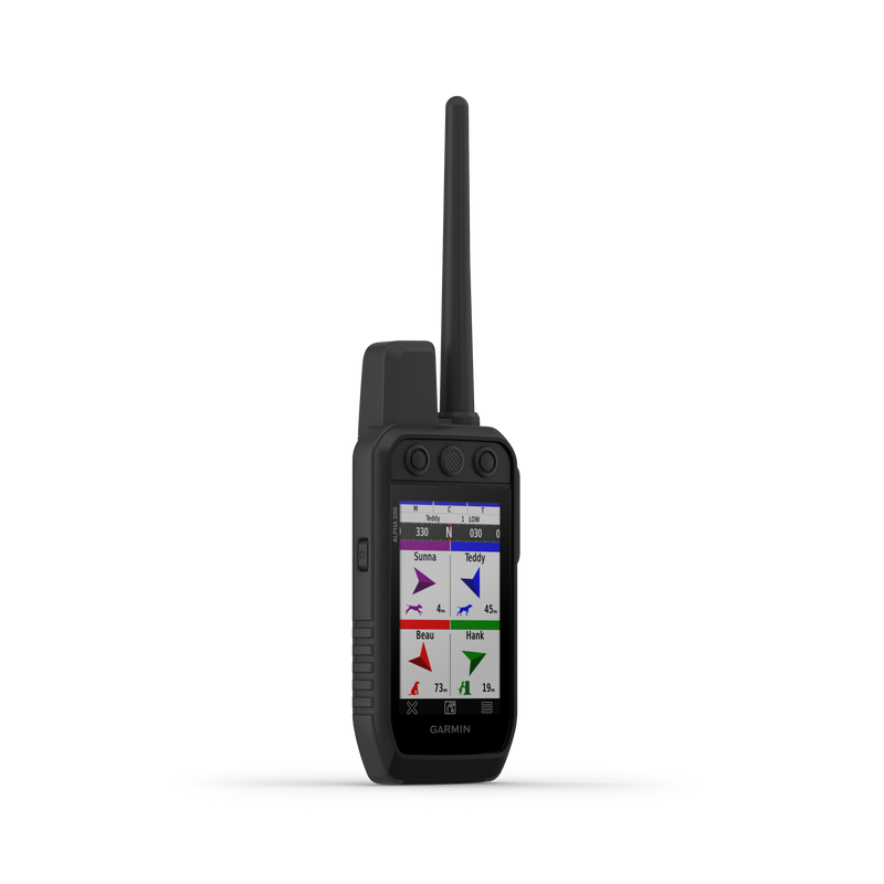 Garmin Alpha 200/TT 15X Bundle, Dog Tracker Device High-Sensitivity GPS, with Leash and Whistle Bundle