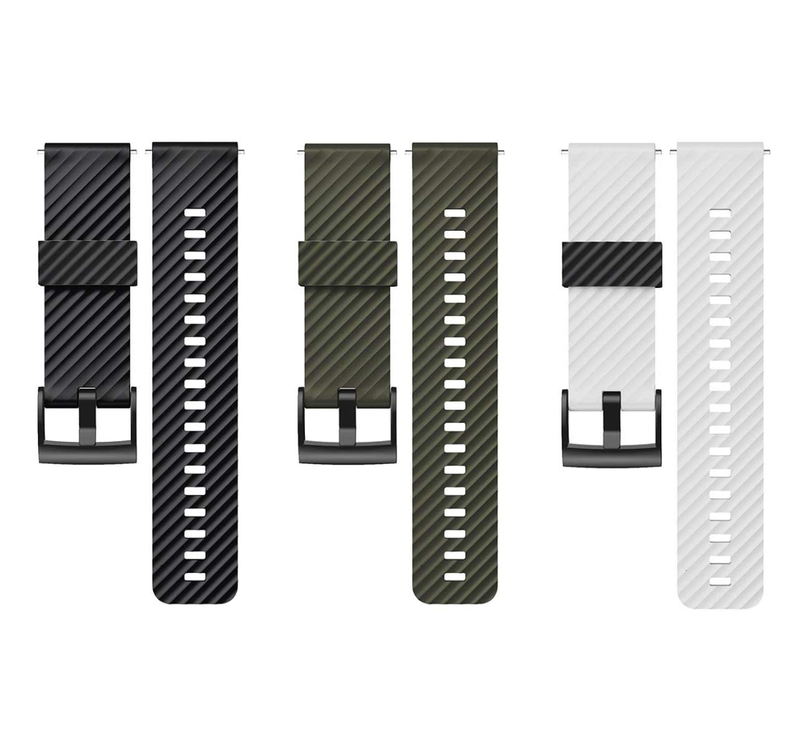 Suunto 7 GPS Sports Smart Watch with Wearable4U 3x Wristband Strap Bundle