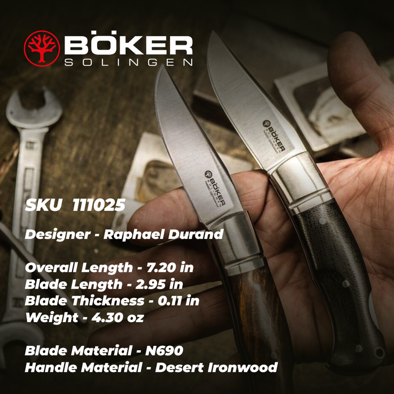 Boker Boxer Desert Ironwood Folding Pocket Knife