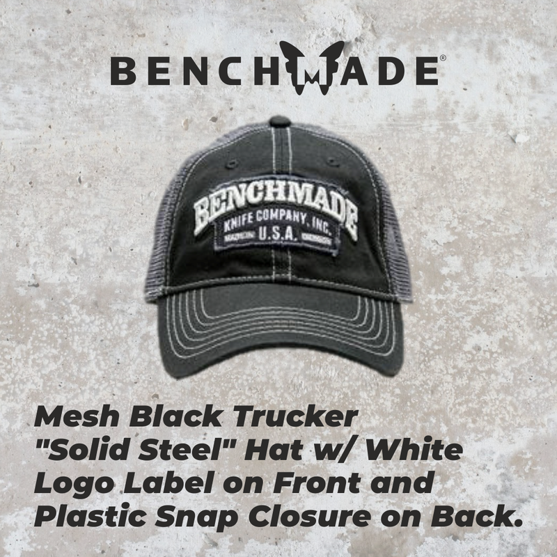 Benchmade Solid Steel Black Hat, Black 50014