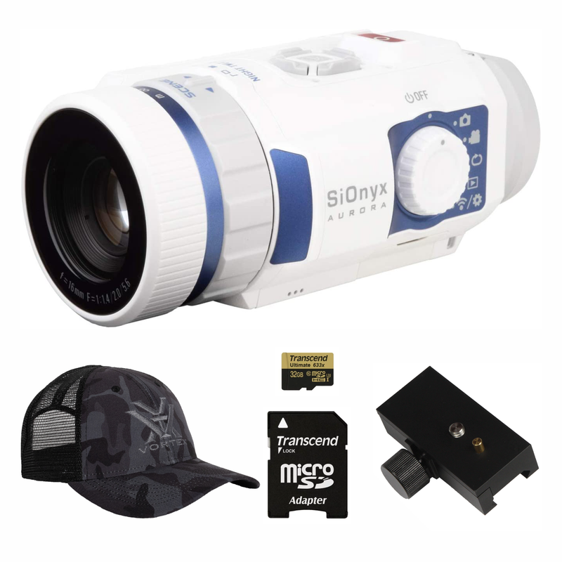 SiOnyx Aurora Sport Full Color Digital Night Vision Camera with included Bundle