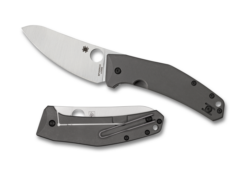 Spyderco SpydieChef Titanium Handle PlainEdge Premium Folding Knife